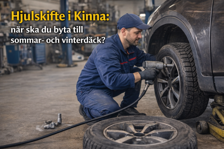 Hjulskifte i Kinna när ska du byta till sommar- och vinterdäck